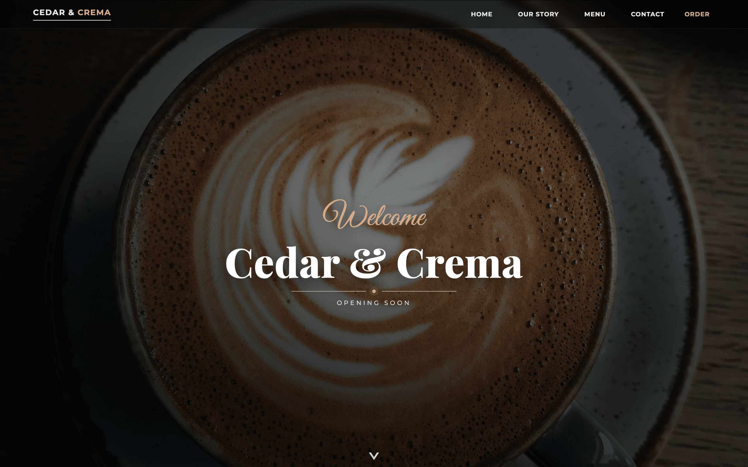 Cedar & Crema